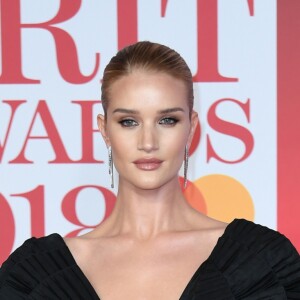 Rosie Huntington-Whiteley attending the Brit Awards at the O2 Arena, London. Photo credit should read: Doug Peters/EMPICS Entertainment EDITORIAL USE ONLY ... Brit Awards 2018 - Arrivals - London ... 22-02-2018 ... London ... UK ... Photo credit should read: Doug Peters/EMPICS Entertainment/Doug Peters. Unique Reference No. 35152436 ...22/02/2018 - 