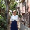 La Première Dame Brigitte Macron (Trogneux) - La Première Dame française visite du "Street Art" dans le quartier de Lodi Colony à New Delhi, Inde, le 11 mars 2018