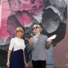 La Première Dame Brigitte Macron (Trogneux) - La Première Dame française visite du "Street Art" dans le quartier de Lodi Colony à New Delhi, Inde, le 11 mars 2018