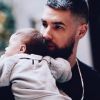 Luka Karabatic et sa fille Deva sur Instagram le 4 février 2018.