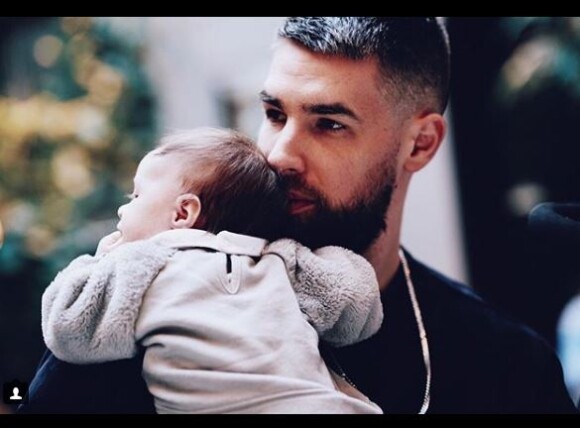 Luka Karabatic et sa fille Deva sur Instagram le 4 février 2018.