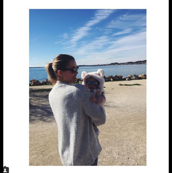 Jeny Priez et sa fille Deva sur Instagram le 19 février 2018.