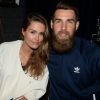 Semi-Exclusif - Luka Karabatic et sa compagne Jeny Priez - Soirée Adidas à l'Arc à Paris, le 28 mai 2015.