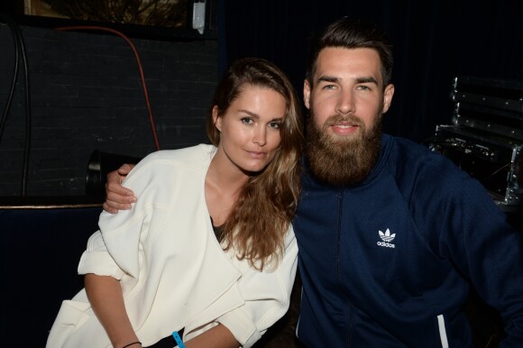 Semi-Exclusif - Luka Karabatic et sa compagne Jeny Priez - Soirée Adidas à l'Arc à Paris, le 28 mai 2015.