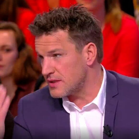 Benjamin Castaldi sur le plateau de "Touche pas à mon poste" (C8) lundi 12 mars 2018.