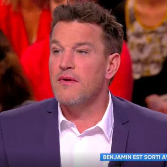 Benjamin Castaldi sur le plateau de "Touche pas à mon poste" (C8) lundi 12 mars 2018.