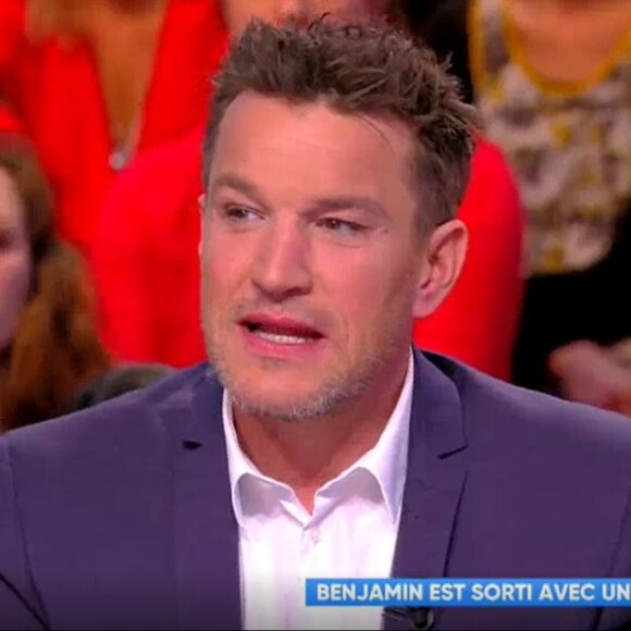 Benjamin Castaldi sur le plateau de "Touche pas à mon poste" (C8) lundi 12 mars 2018.