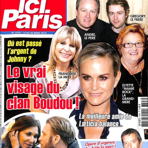 Magazine "Ici Paris" en kiosques le 14 mars 2018.