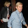 Ellen DeGeneres et sa femme Portia de Rossi sont allées diner au restaurant Largo à Los Angeles, le 29 août 2017