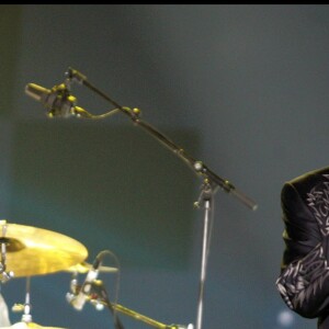 Johnny Hallyday et son fils David Hallyday aux Victoires de la musique le 28 février 2009.  