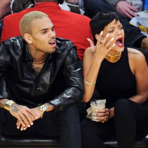 Rihanna et Chris Brown à Los Angeles. Décembre 2012.