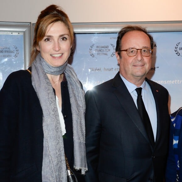 Julie Gayet et François Hollande - Première du film "The Ride" au MK2 Bibliothèque à Paris. Le 26 janvier 2018 © Coadic Guirec / Bestimage