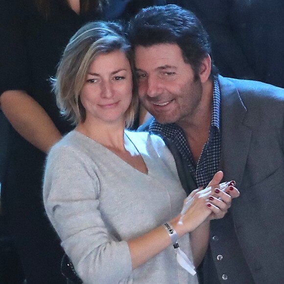 Philippe Lellouche et sa compagne Vanessa Boisjean lors du match de finale du mondial de handball, France - Norvège à l'AccorHotels Arena à Paris, France, le 29 janvier 2017. La France remporte le match 33-26. L'équipe de France décroche son 6ème titre mondial. © Cyril Moreau/Bestimage  (Voir vendeur pour info) (No Web No Blog pour la Belgique et la Suisse) Philippe Lellouche and girlfriend Vanessa Boisjean attending the 25th IHF Men's World Championship 2017 Final between France and Norway at Accorhotels Arena in Paris, France on January 29, 2017. France won 33-26 and the sixth handball world title.29/01/2017 - Paris