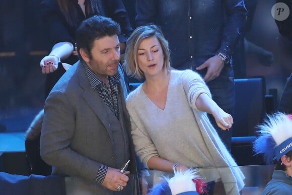 Philippe Lellouche et sa compagne Vanessa Boisjean lors du match de finale du mondial de handball, France - Norvège à l'AccorHotels Arena à Paris, France, le 29 janvier 2017. La France remporte le match 33-26. L'équipe de France décroche son 6ème titre mondial. © Cyril Moreau/Bestimage  (Voir vendeur pour info) (No Web No Blog pour la Belgique et la Suisse) Philippe Lellouche and girlfriend Vanessa Boisjean attending the 25th IHF Men's World Championship 2017 Final between France and Norway at Accorhotels Arena in Paris, France on January 29, 2017. France won 33-26 and the sixth handball world title.29/01/2017 - Paris