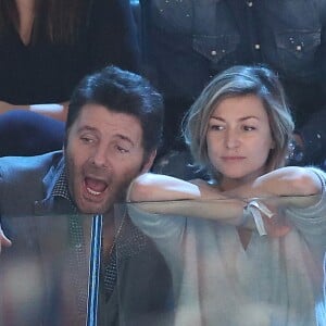 Philippe Lellouche et sa compagne Vanessa Boisjean lors du match de finale du mondial de handball, France - Norvège à l'AccorHotels Arena à Paris, France, le 29 janvier 2017. La France remporte le match 33-26. L'équipe de France décroche son 6ème titre mondial. © Cyril Moreau/Bestimage  (Voir vendeur pour info) (No Web No Blog pour la Belgique et la Suisse) Philippe Lellouche and girlfriend Vanessa Boisjean attending the 25th IHF Men's World Championship 2017 Final between France and Norway at Accorhotels Arena in Paris, France on January 29, 2017. France won 33-26 and the sixth handball world title.29/01/2017 - Paris