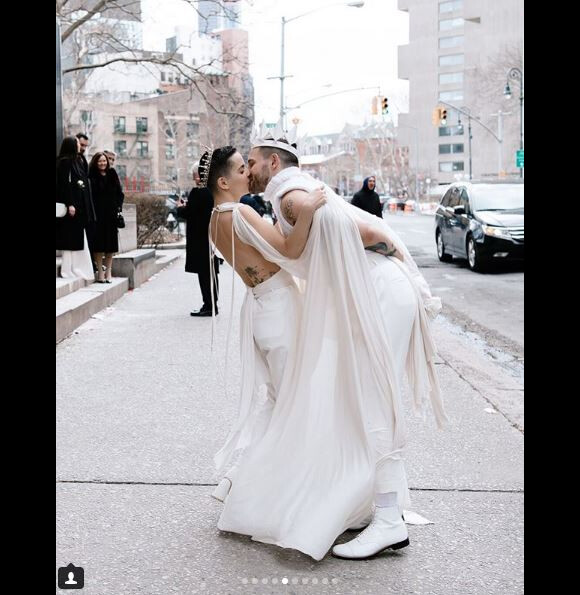 Nico Tortorella a épousé Bethany Meyers à New York. Instagram, mars 2018. 