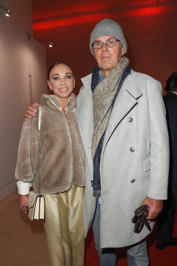 Dominique Desseigne et sa compagne Alexandra Cardinale - Soirée bicentenaire des Caisses d'Epargne au Palais de Chaillot à Paris, France, le 21 mars 2018. © Coadic Guirec/Bestimage