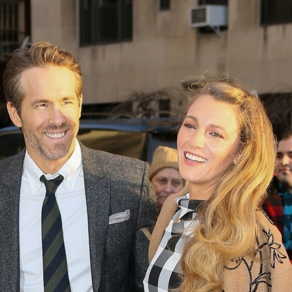 Blake Lively et son mari Ryan Reynolds à New York, le 22 mars 2018.