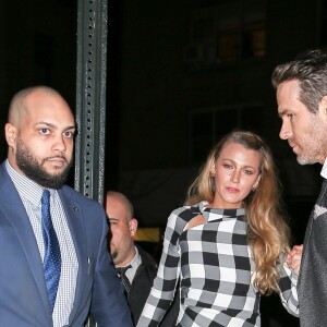 Blake Lively et son mari Ryan Reynolds à New York, le 22 mars 2018.