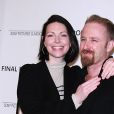Laura Prepon et son fiancé Ben Foster à l'avant-première de 'Final Portrait' au musée Solomon R. Guggenheim à New York, le 22 mars 2018.