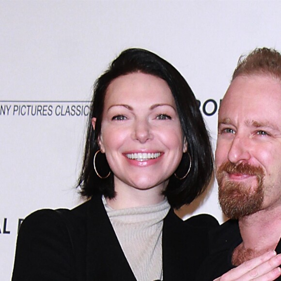 Laura Prepon et son fiancé Ben Foster à l'avant-première de 'Final Portrait' au musée Solomon R. Guggenheim à New York, le 22 mars 2018.