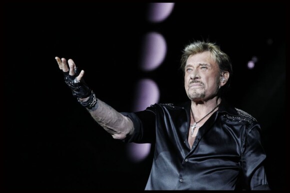 EXCLU : Johnny Hallyday en concert au Stade de France, le 16 juin 2012.