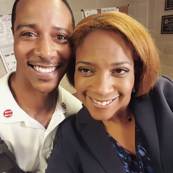 DuShon Monique Brown avec Brian White en juillet 2015, photo Instagram. L'actrice de la série Chicago Fire est morte le 23 mars 2018 à 49 ans.