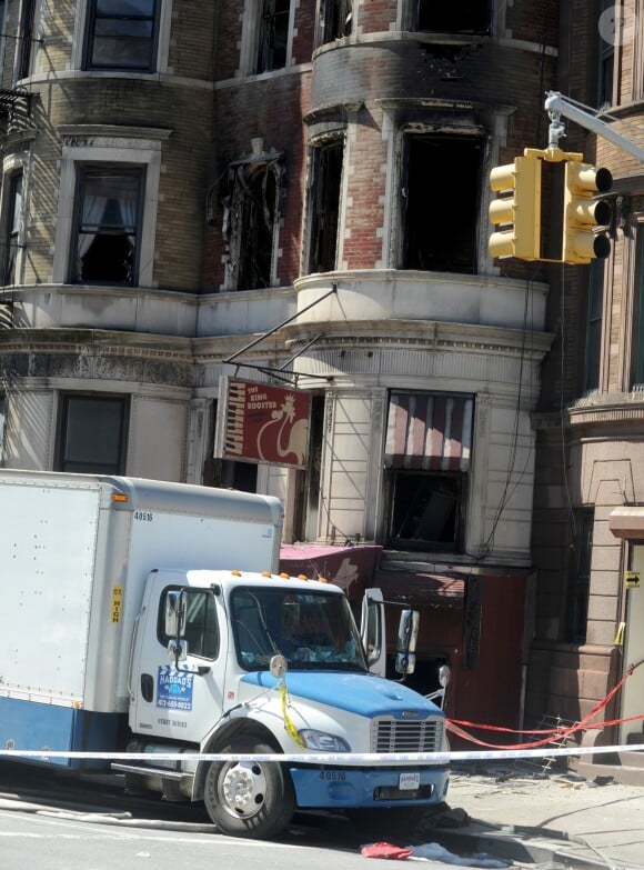 L'incendie sur le tournage du film d'Edward Norton, Motherless Brooklyn, le 22 mars 2018 à New York