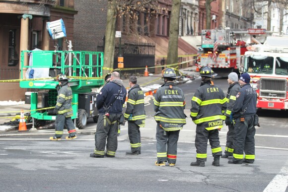 L'incendie sur le tournage du film d'Edward Norton, Motherless Brooklyn, le 22 mars 2018 à New York