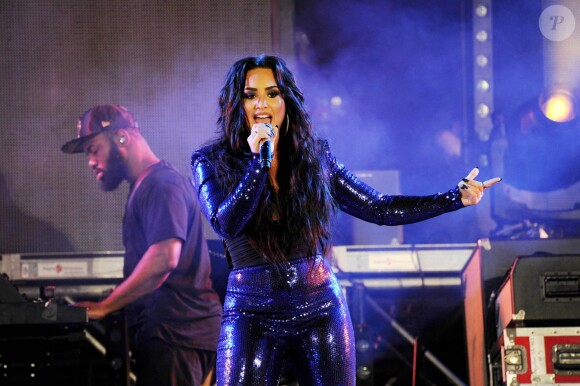 Demi Lovato à Miami Beach, le 31 décembre 2017.