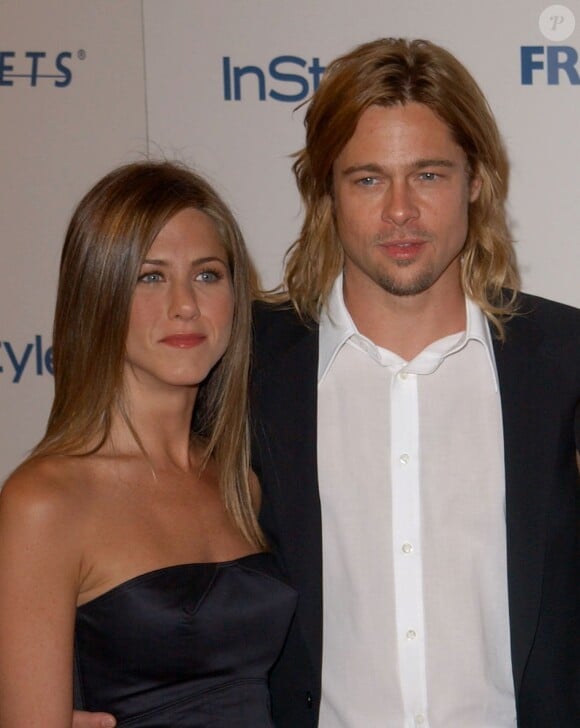 Jennifer Aniston et Brad Pitt lors d'une soirée de charité le 6 août 2003 à Los Angeles