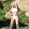 Exclusif - Blac Chyna en séance photo à Topanga Canyon à Los Angeles. Le 27 mars 2018.