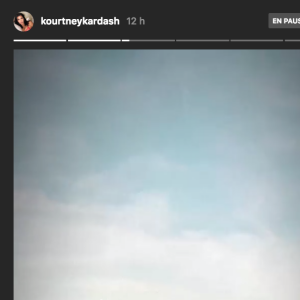 Image des dernières stories de Kourtney Kardashian au son de Patricia Kaas, sur Instagram, mars 2018.