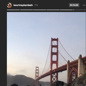 Image des dernières stories de Kourtney Kardashian au son de Patricia Kaas, sur Instagram, mars 2018.