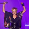 Patricia Kaas en concert au Crocus City Hall à Moscou le 13 décembre 2017.
