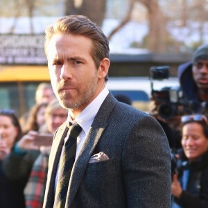 Ryan Reynolds arrivent à la première de 'Final Portrait' au musée Solomon R. Guggenheim à New York, le 22 mars 2018.
