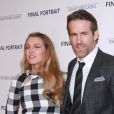 Blake Lively et son mari Ryan Reynolds à la première de 'Final Portrait' au musée Solomon R. Guggenheim à New York, le 22 mars 2018.