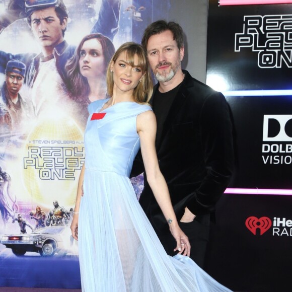 Jaime King et son mari Kyle Newman à la soirée Ready Player One au théâtre The Dolby à Hollywood, le 26 mars 2018