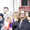 Le roi Carl XVI Gustaf et la reine Silvia de Suède ont assisté le 7 avril 2018 à l'église Adolf Fredriks à Stockholm à une messe célébrée par Antje Jackelen à la mémoire des victimes de l'attentat au camion-bélier perpétré un an plus tôt, le 7 avril 2017, dans la rue piétonne Drottninggatan.
