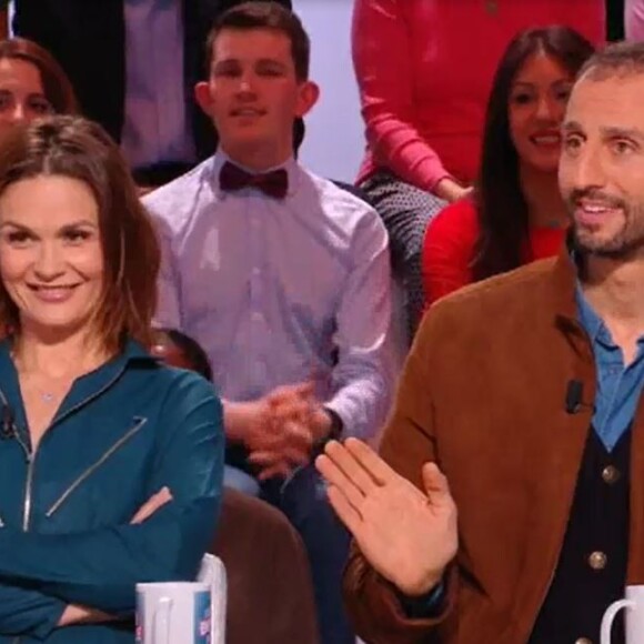 Barbara Schulz et Arié Elmaleh dans "Les enfants de la télé", France 2, dimanche 8 avril 2018