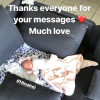 Jérémy Florès a annoncé le 9 avril 2018 sur Facebook la naissance de son premier enfant avec sa compagne Hinarini de Longeaux, une petite fille prénommée Hinahei. Ici, une image de sa story Instagram peu après la naissance.