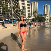 Jérémy Florès et Hinarini de Longeaux, Miss Tahiti 2012, ont annoncé le 9 avril 2018 sur Facebook la naissance de leur premier enfant, une petite fille prénommée Hinahei. Ici, Hinarini durant sa grossesse, photo Instagram du 27 décembre 2017.