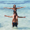 Jérémy Florès et Hinarini de Longeaux, Miss Tahiti 2012, ici dans une photo Instagram de juillet 2017, ont annoncé le 9 avril 2018 sur Facebook la naissance de leur premier enfant, une petite fille prénommée Hinahei.