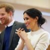 Meghan Markle et le prince Harry à Belfast le 23 mars 2018.