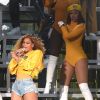 Beyonce en concert au Coachella Valley Music And Arts Festival à Indio le 14 avril 2018.