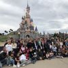 Les Talents de "The Voice 7" à Disneyland Paris, le 15 avril 2018 avec les enfants de l'association "Tout le monde contre le cancer".