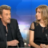 Exclusif - Johnny Hallyday et Amanda Sthers au JT de France 2 presente par Laurent Delahousse, le 9 février 2013. 