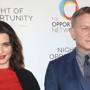Daniel Craig et sa femme Rachel Weisz à la 11e soirée annuelle Opportunity Network à New York, le 9 avril 2018