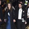 La princesse Sofia (enceinte)(Hellqvist) et le prince Carl Philip de Suède - La famille royale de Suède lors de la soirée annuelle d'Académie Suédoise à Stockholm. Le 20 décembre 2017