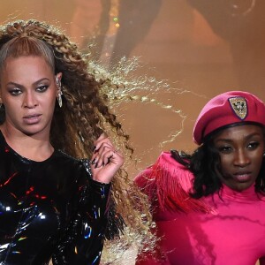 Beyoncé lors de sa 2e performance au festival de musique de Coachella à Indio, en Californie, le 21 avril 2018